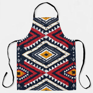 Geometric ethnic oriental seamless pattern traditi apron