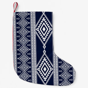 Geometric ethnic oriental seamless pattern traditi small christmas stocking