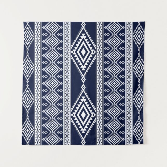 Geometric ethnic oriental seamless pattern traditi tapestry (Front)