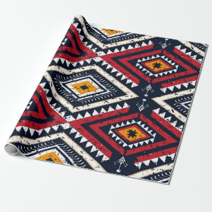 Geometric ethnic oriental seamless pattern traditi wrapping paper