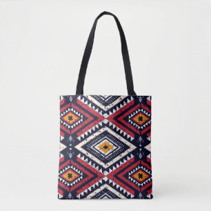 Geometric Ethnic Oriental: Traditional Seamless Tote Bag