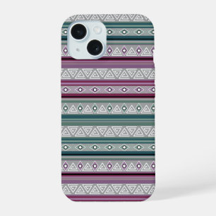 geometric ethnic tribal pattern of American Indian iPhone 15 Case