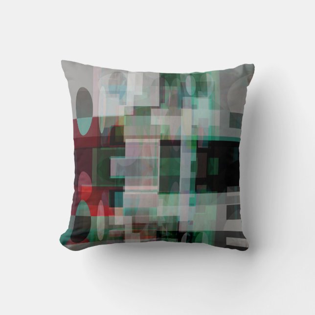 geometric evenings 001 cushion (Front)