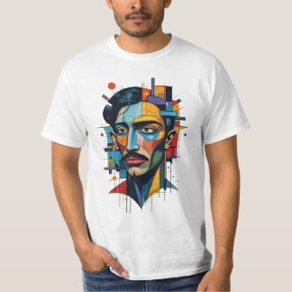 Geometric face design T-Shirt