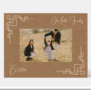 Geometric Family Custom Wood Picture Frames