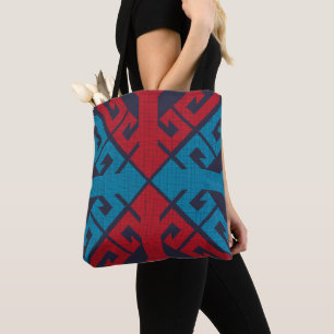 Geometric fashion classic cute-trendy colorful tote bag