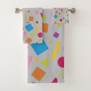 Geometric Figure Creation 2 Bath Towel Set