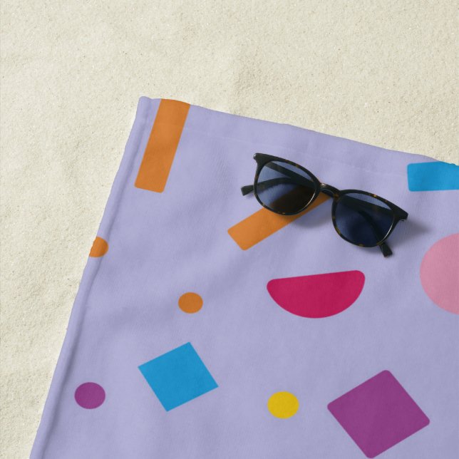 Geometric Figure Creation 3 Beach Towel (In Situ)