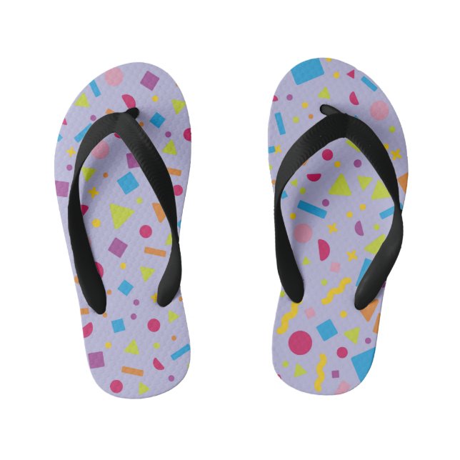Geometric Figure Creation 3 Kid's Jandals (Footbed)