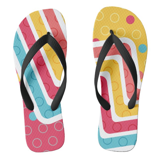 Geometric Figure Creation Jandals (Footbed)