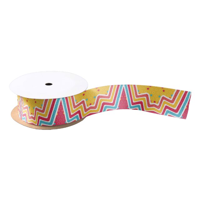 Geometric Figure Creation Satin Ribbon (Spool)