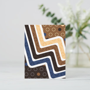 Geometric Figures 2 Holiday Postcard