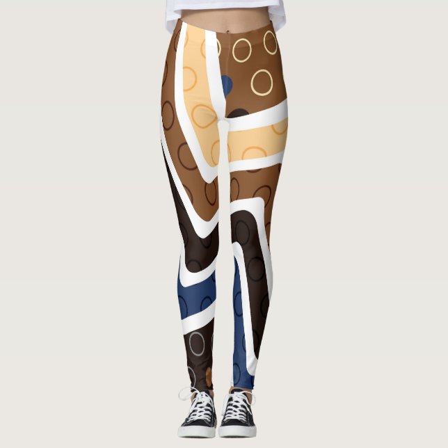 Geometric Figures 2 Leggings (Front)