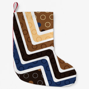 Geometric Figures 2 Small Christmas Stocking