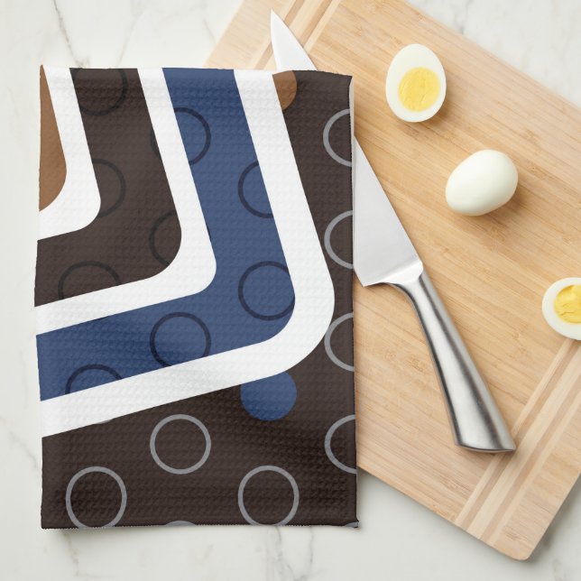 Geometric Figures 2 Tea Towel (Quarter Fold)