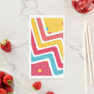 Geometric Figures 4 Napkin