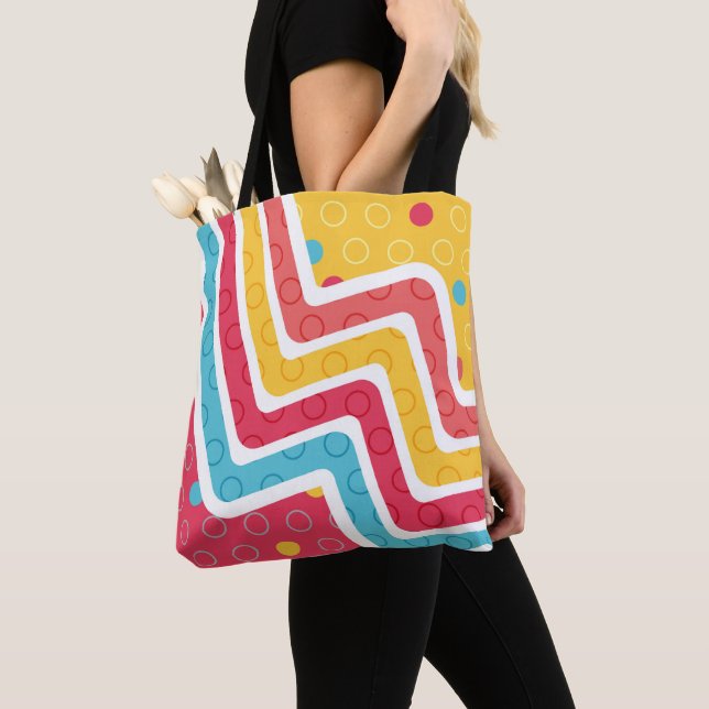 Geometric Figures 4 Tote Bag (Close Up)