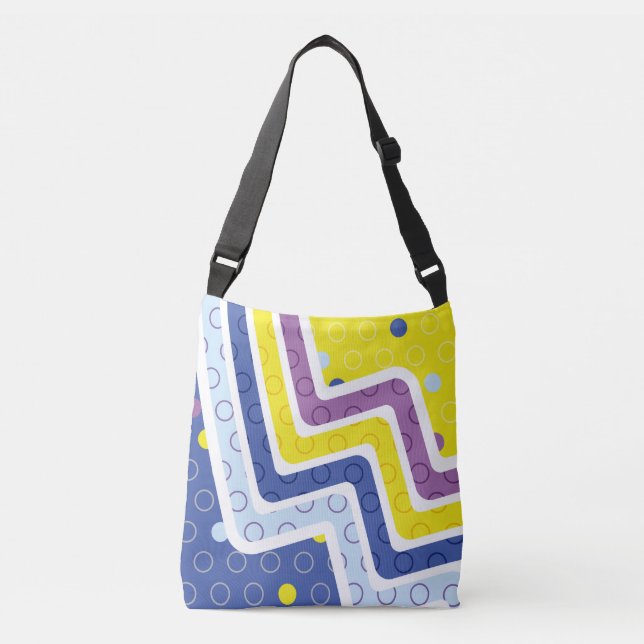 Geometric Figures 5 Crossbody Bag (Front)