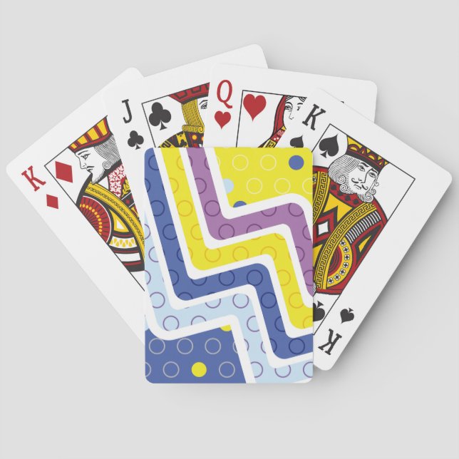 Geometric Figures 5 Playing Cards (Back)