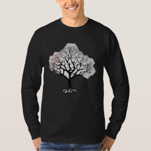 Geometric Floral Fantasy Cherry Blossom Tree of Li T-Shirt