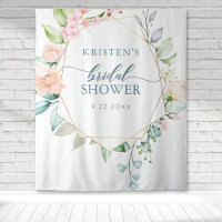 Geometric Floral Pastel Watercolor Bridal Shower