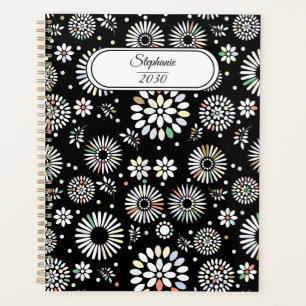 Geometric Floral Spiral Planner