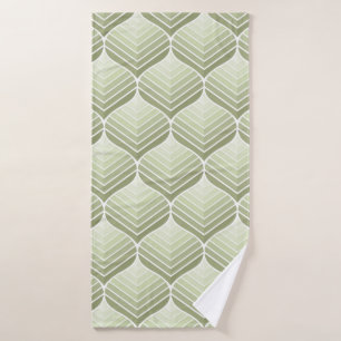 Geometric floral vintage seamless pattern. Abstrac Bath Towel