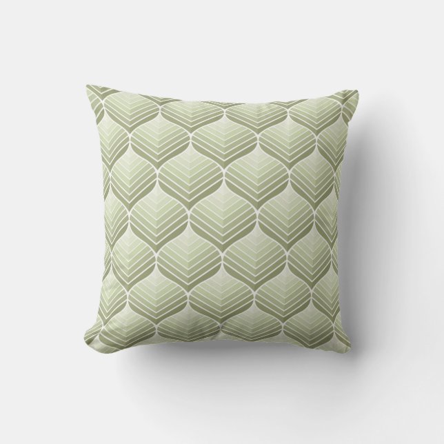 Geometric floral vintage seamless pattern. Abstrac Cushion (Front)