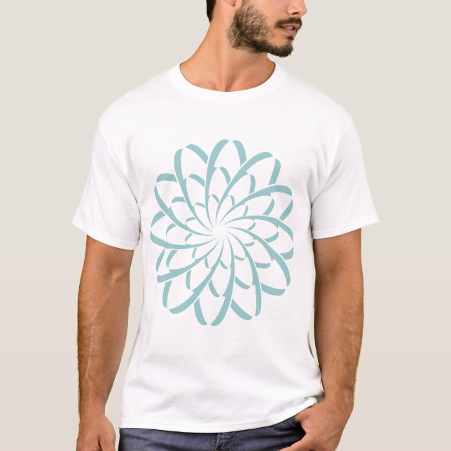 Geometric Flower 02 T-Shirt (Front)