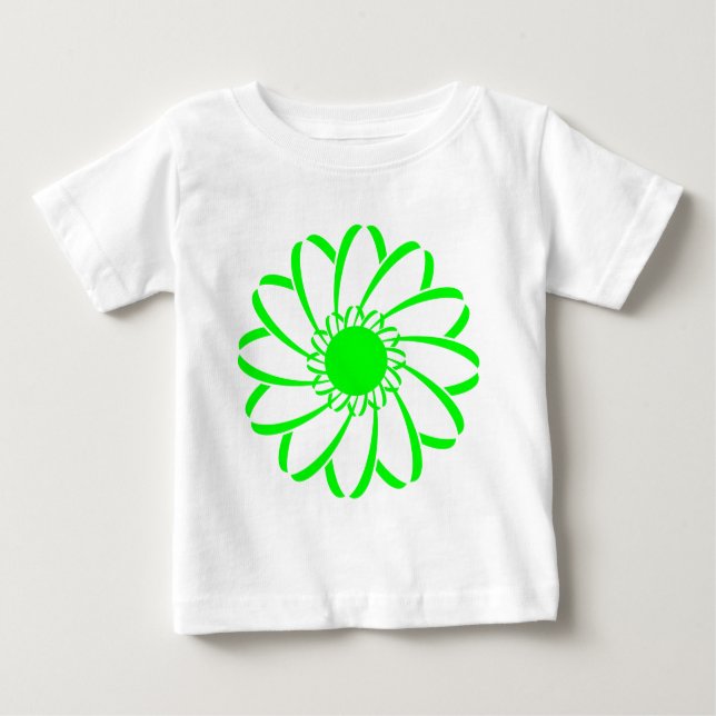 Geometric Flower Baby T-Shirt (Front)