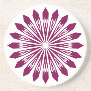 Geometric Flower Coaster