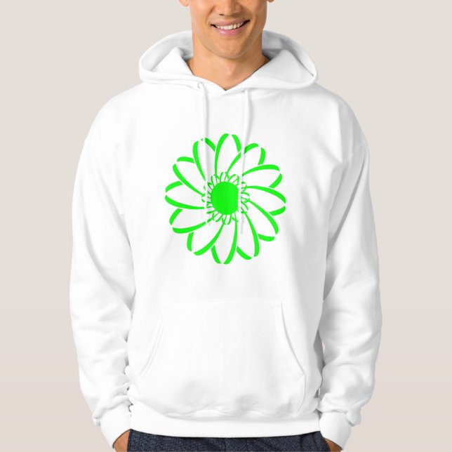 Geometric Flower Hoodie (Front)
