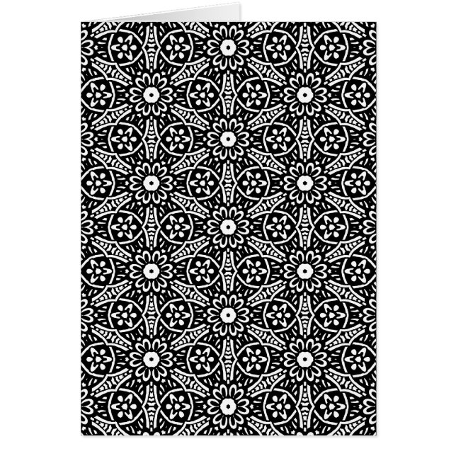 Geometric Flower Pattern (Front)