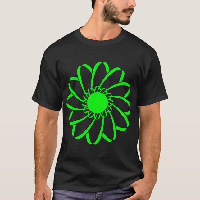 Geometric Flower T-Shirt (Front)