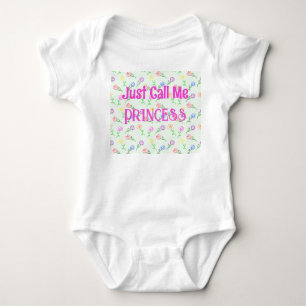 Geometric Flowers Baby Bodysuit