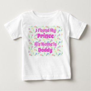 Geometric Flowers Baby T-Shirt
