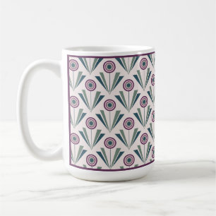 Geometric Flowers Coffee Mug