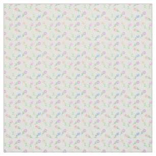 Geometric Flowers  Fabric