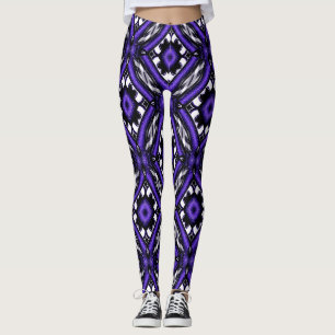 Geometric Flowers..... Leggings