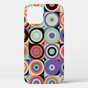 Geometric Forms, Abstract Vintage Design. iPhone 12 Case