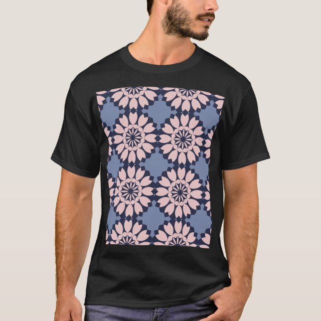 Geometric Forms: Decorative Seamless Pattern. T-Shirt (Front)