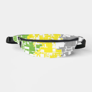 Geometric Funky Abstract Lithromantic Pride Flag Bum Bags