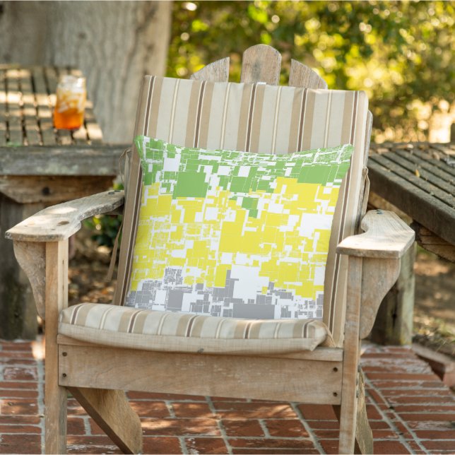 Geometric Funky Abstract Lithromantic Pride Flag Cushion (Chair)