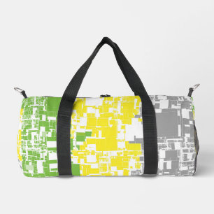 Geometric Funky Abstract Lithromantic Pride Flag Duffle Bag