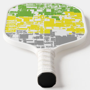 Geometric Funky Abstract Lithromantic Pride Flag Pickleball Paddle