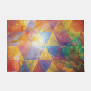 Geometric Galaxy Art Doormat