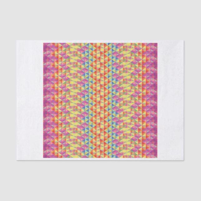 Geometric Girl Tissue Paper (Front)