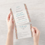 Geometric Glittering Metallic Luxury Wedding All In One Invitation<br><div class="desc">Beautiful Invitation to celebrate Special occasions and festivals comes with digital and E-invitation as per your request. We would love to replicate our designs to make multiple products like rsvp cards, labels envelopes, and more. Customisation is available for ready to print on request at info@shamaurcreatif@gmail.com Look Forward to hearing from...</div>