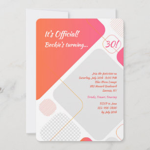 Geometric Glory Invitation