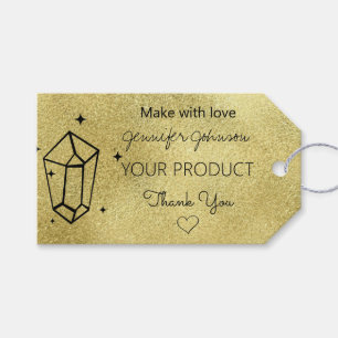 Geometric Gold Foil Gift Tags